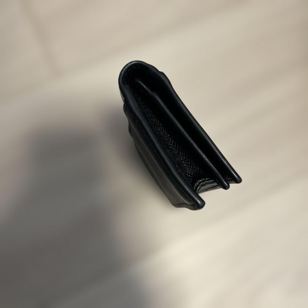 PRADA ブラック/ホワイト 名刺入れ