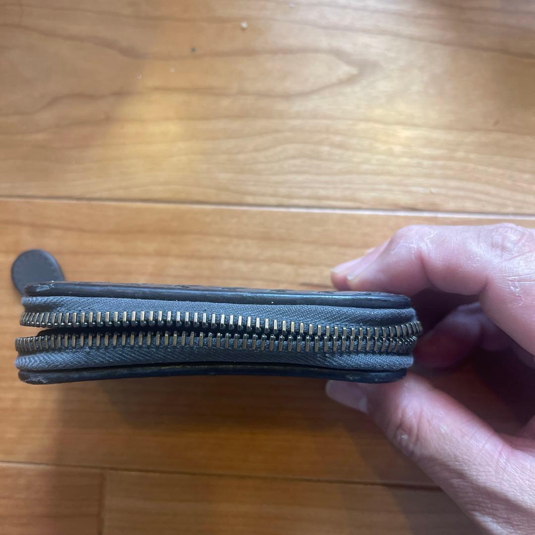 【美品】ボッテガヴェネタ ケース ラウンドファスナー イントレチャート