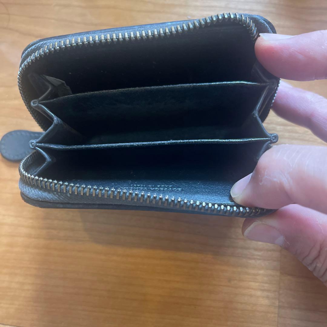 【美品】ボッテガヴェネタ ケース ラウンドファスナー イントレチャート