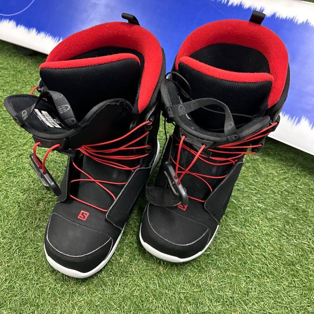 ブーツ無し‼️C025.5 SALOMON 149cm メンズスノーボードセット