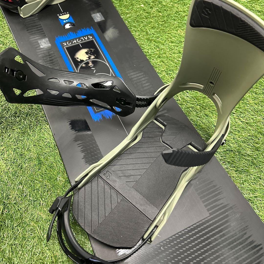 ブーツ無し‼️C025.5 SALOMON 149cm メンズスノーボードセット