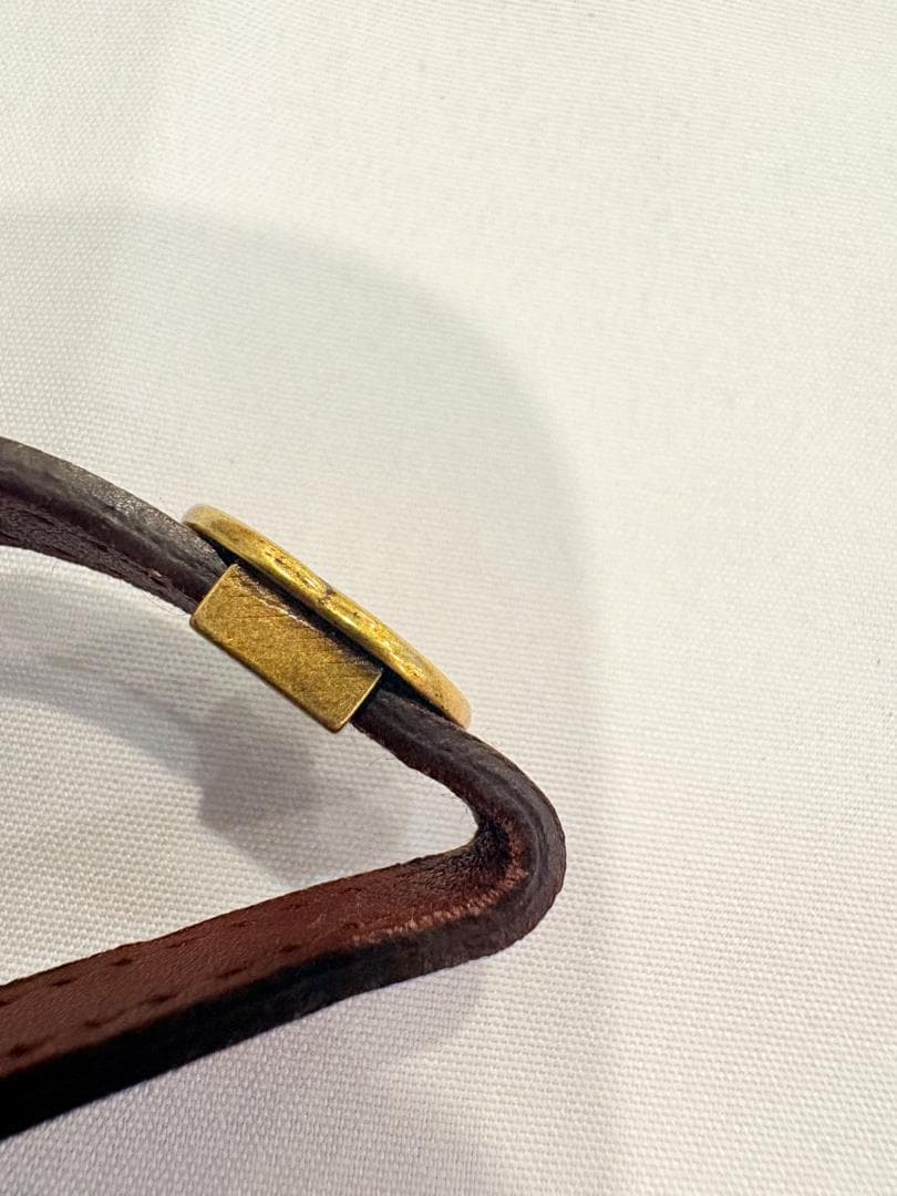 【美品】GUCCI グッチ 携帯ストラップ レザー製