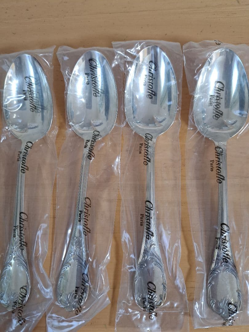 最終お値下価格★【新品未開封】クリストフルマルリーテーブルスプーン約20cm4本