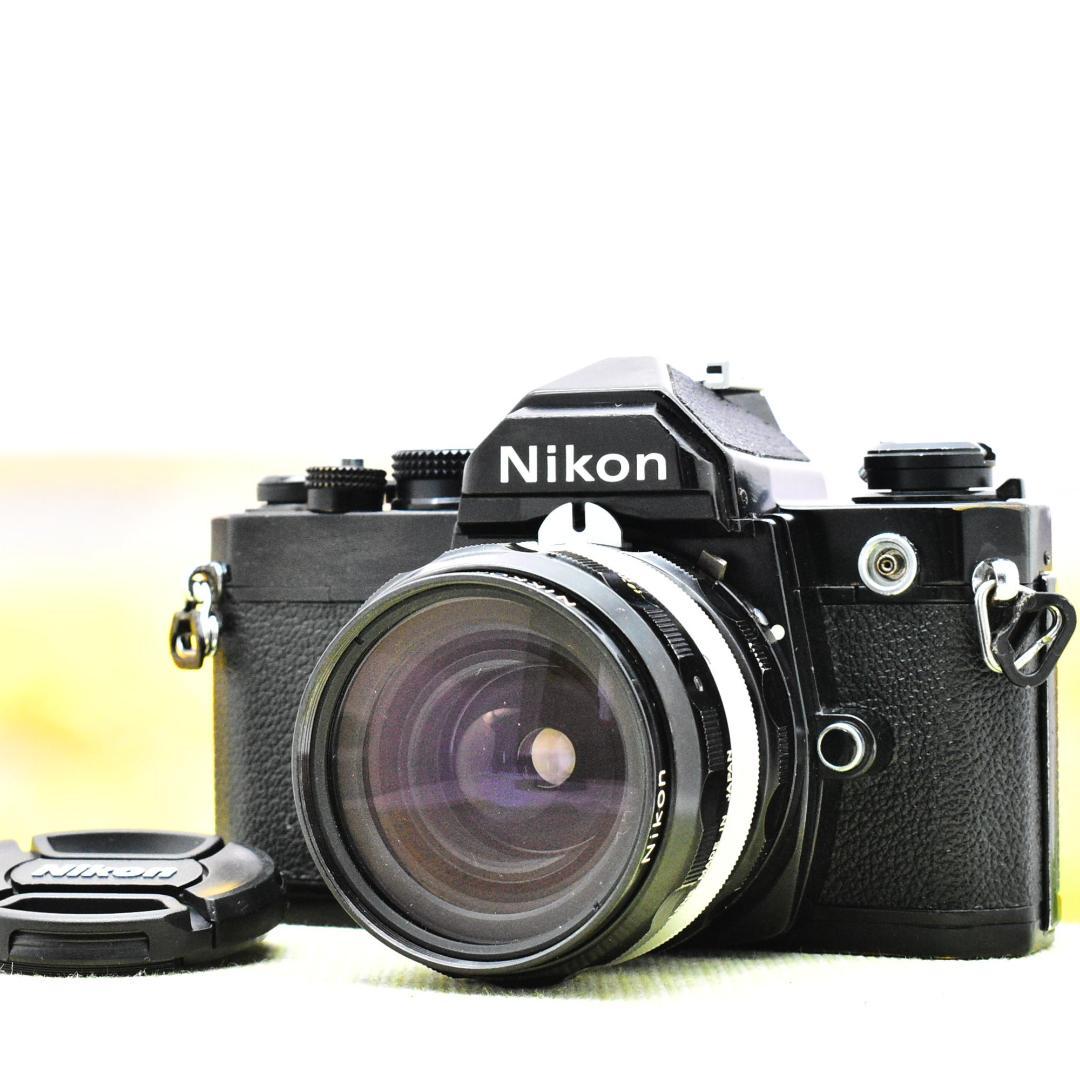 【整備済】Nikon FM + NIKKOR-H Auto 28mm 3.5