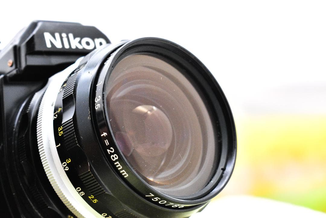 【整備済】Nikon FM + NIKKOR-H Auto 28mm 3.5