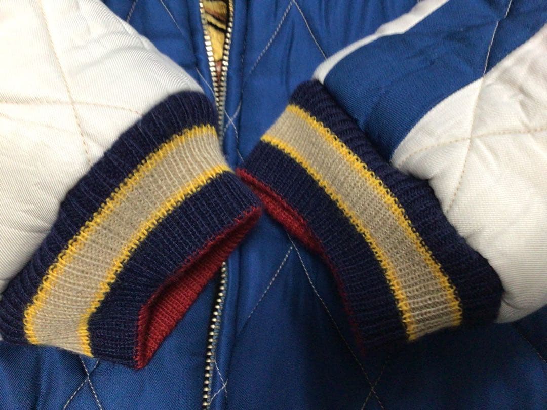 【TAKE】美品 東洋 別珍 サテンキルト リバーシブル スカジャン