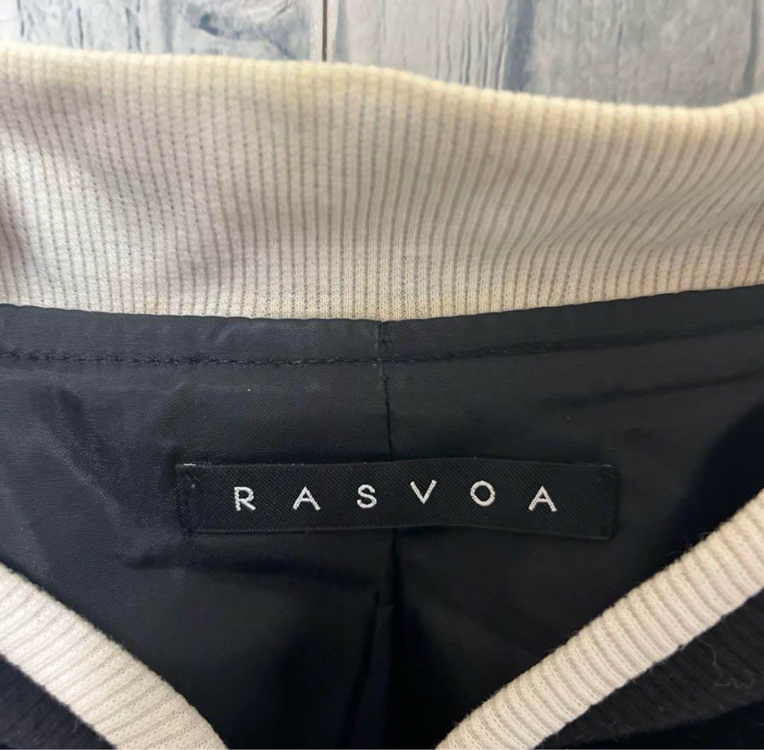 RASVOA ラスボア ベロア スカジャン 別珍 龍 ドラゴン L 刺繍ロゴ