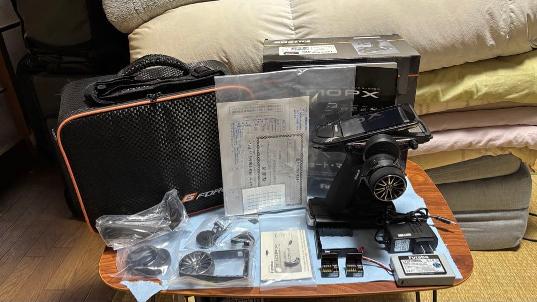 Futaba 10PX ダブルレシーバー プロポバッグ付き