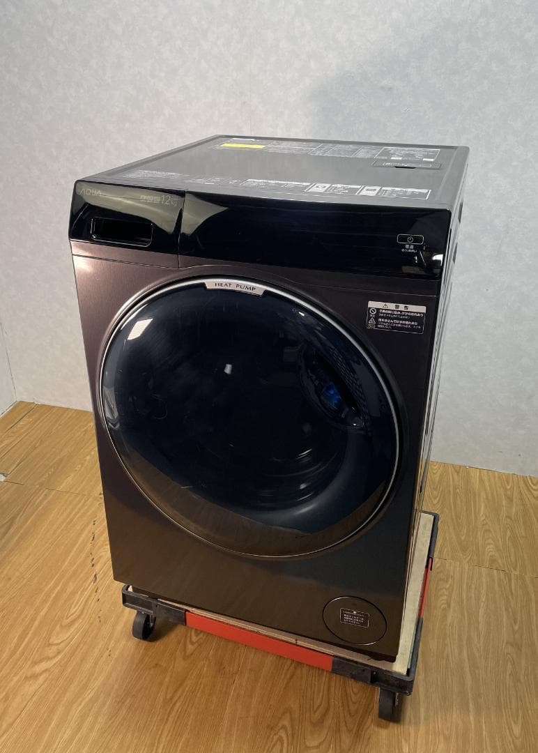 K♦♦082 アクア ドラム式洗濯機 AQW-DX12P-L 設置オプション無料