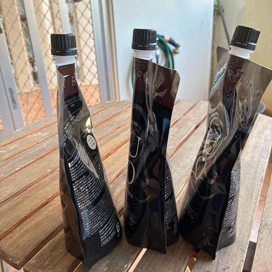 KURO ダークブラウン クリームシャンプー 600g 3個セット