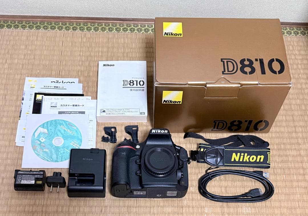 極上品 撮影 21274回 ニコン Nikon D810 ボディ 付属品完 箱有