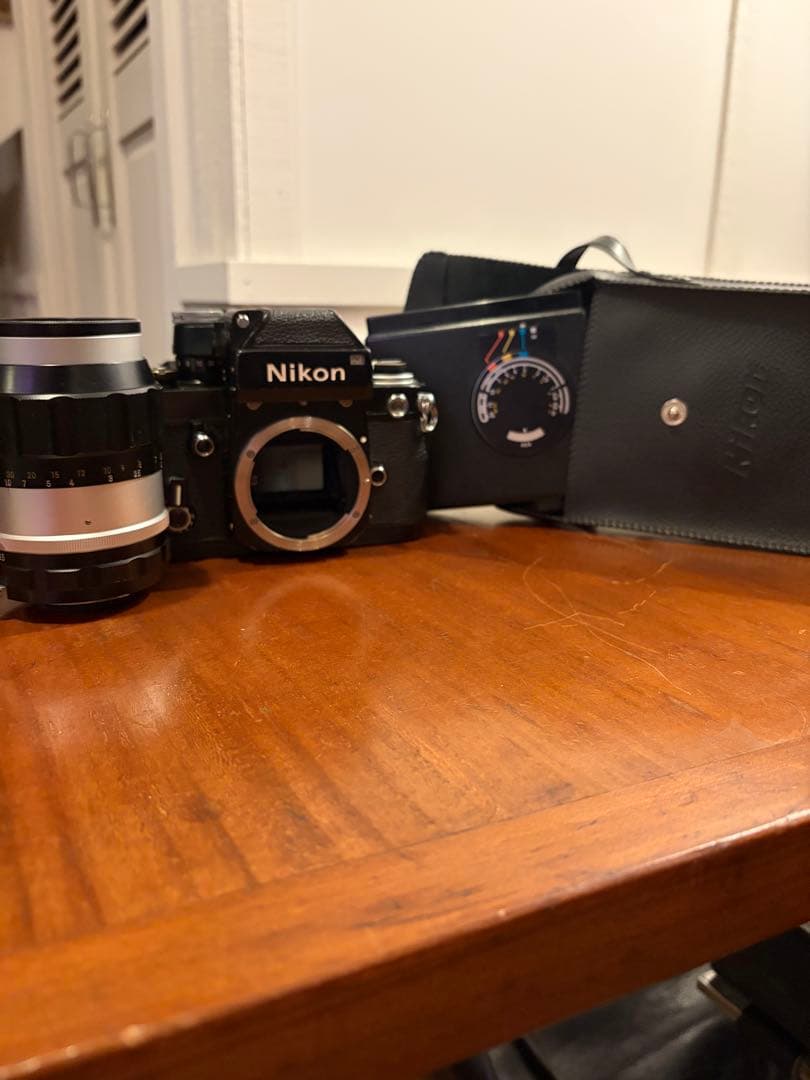 Nikon F2フォトミックブラック＋レンズ＋フラッシュsb-2付き