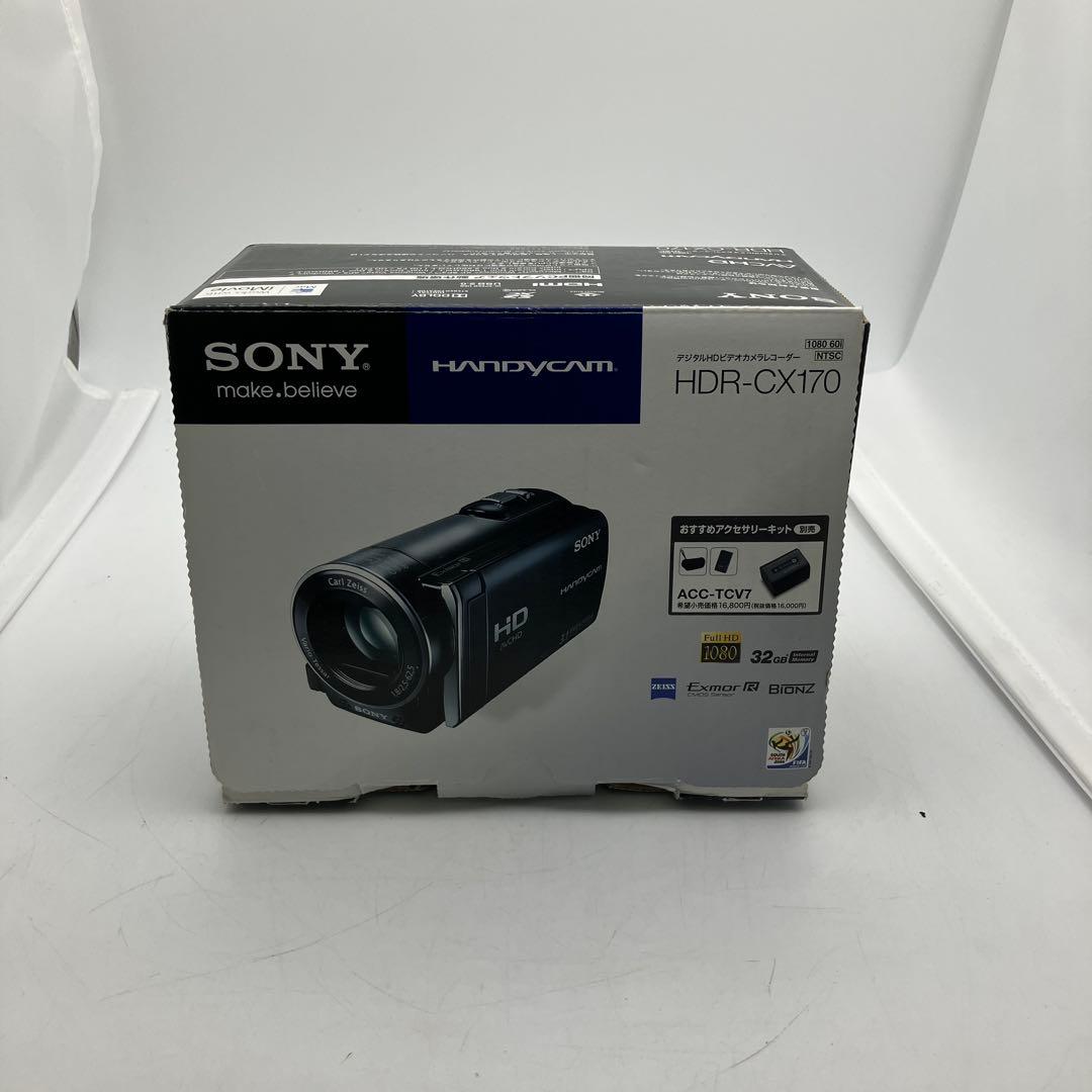 美品 SONY ビデオカメラ ハンディカム HDR-CX170 ブルー