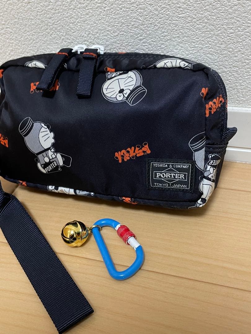 限定 ドラえもん PORTER ポーター コラボ ポーチ カラビナ タンカー 鞄