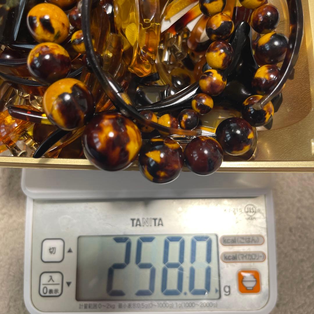 アクセサリー鼈甲　鼈甲風　まとめ売り　重约258g（16）