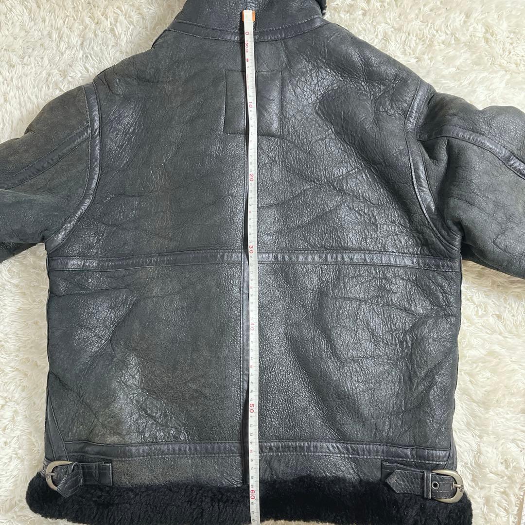 ALPHA INDUSTRIES フライトジャケット　B-3 リアルムートン