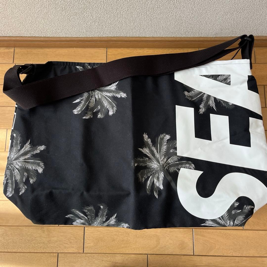 wind and sea messanger bag 黒 palm tree