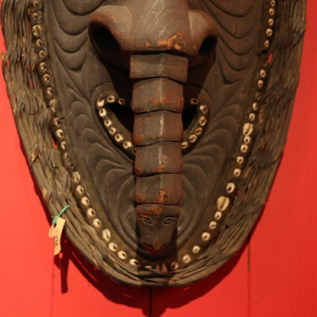 フォークアート アフリカ 壁掛け 壁飾り 民族 木彫 ヴィンテージ 彫刻