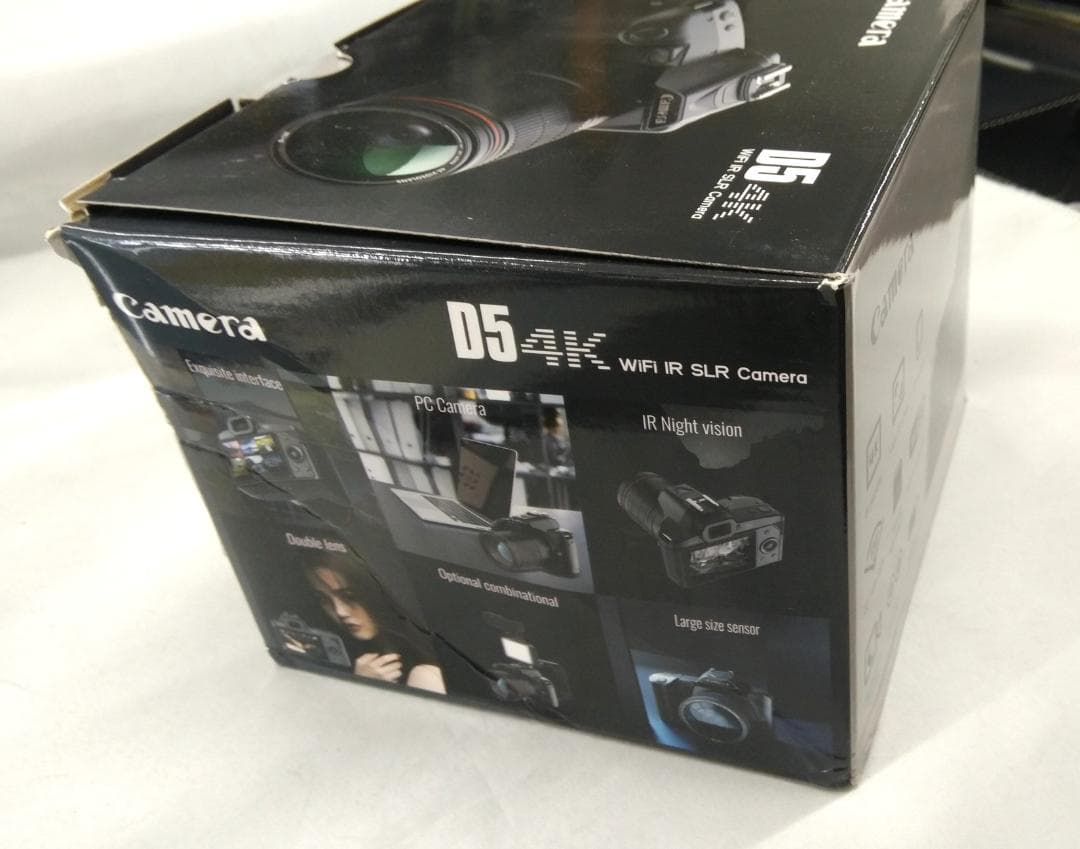 箱潰れ① 高性能 キッズ カメラ 一眼レフ風 人気 おもちゃ 写真 動画 自撮