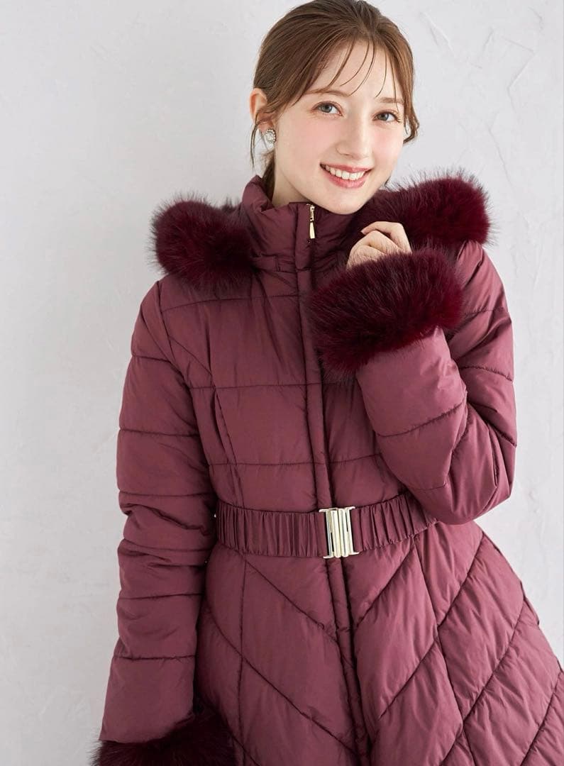 tocco closet ロングコート　キルティングコート