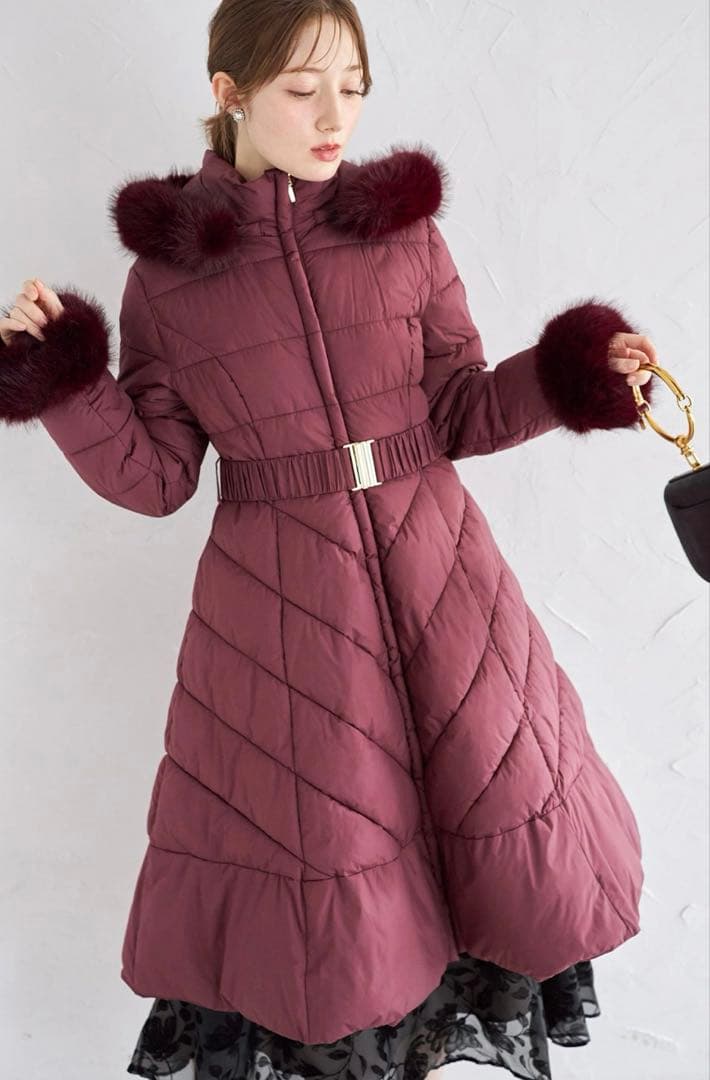 tocco closet ロングコート　キルティングコート