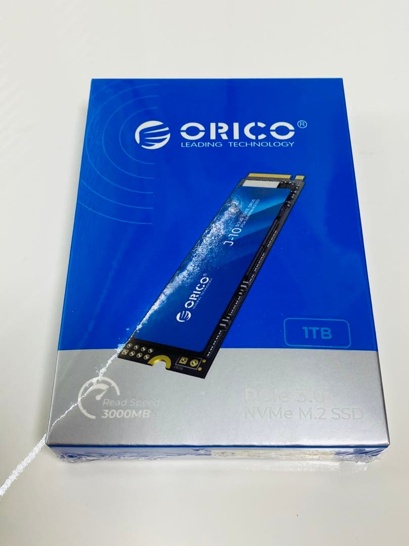 SSD1TB ORICO PCle 3.0 NVMe M2.0 +外付けケース