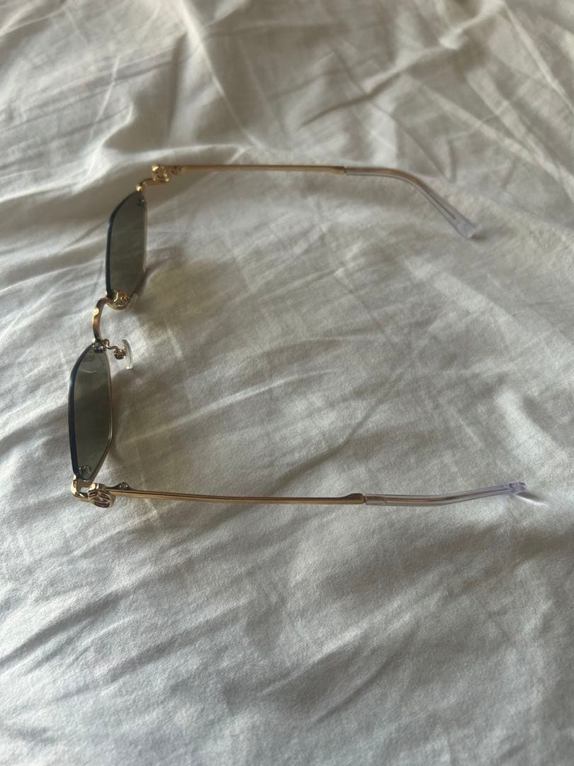 GUCCI グッチ アイウェア ジオメトリック フレーム サングラス