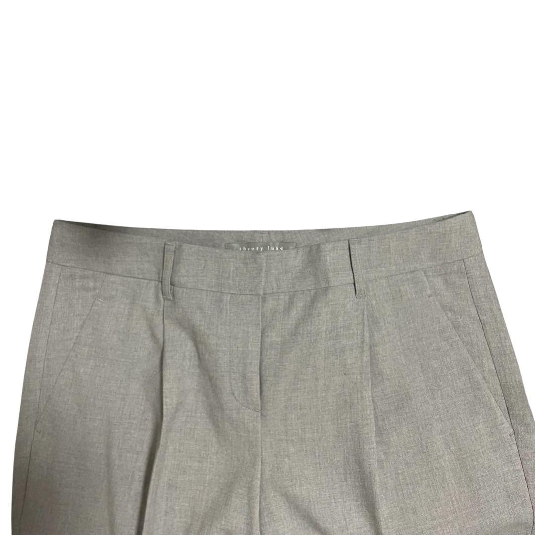 な*ー様 美品 セオリーリュクス SAXONY パンツスーツセットアップ ストレ