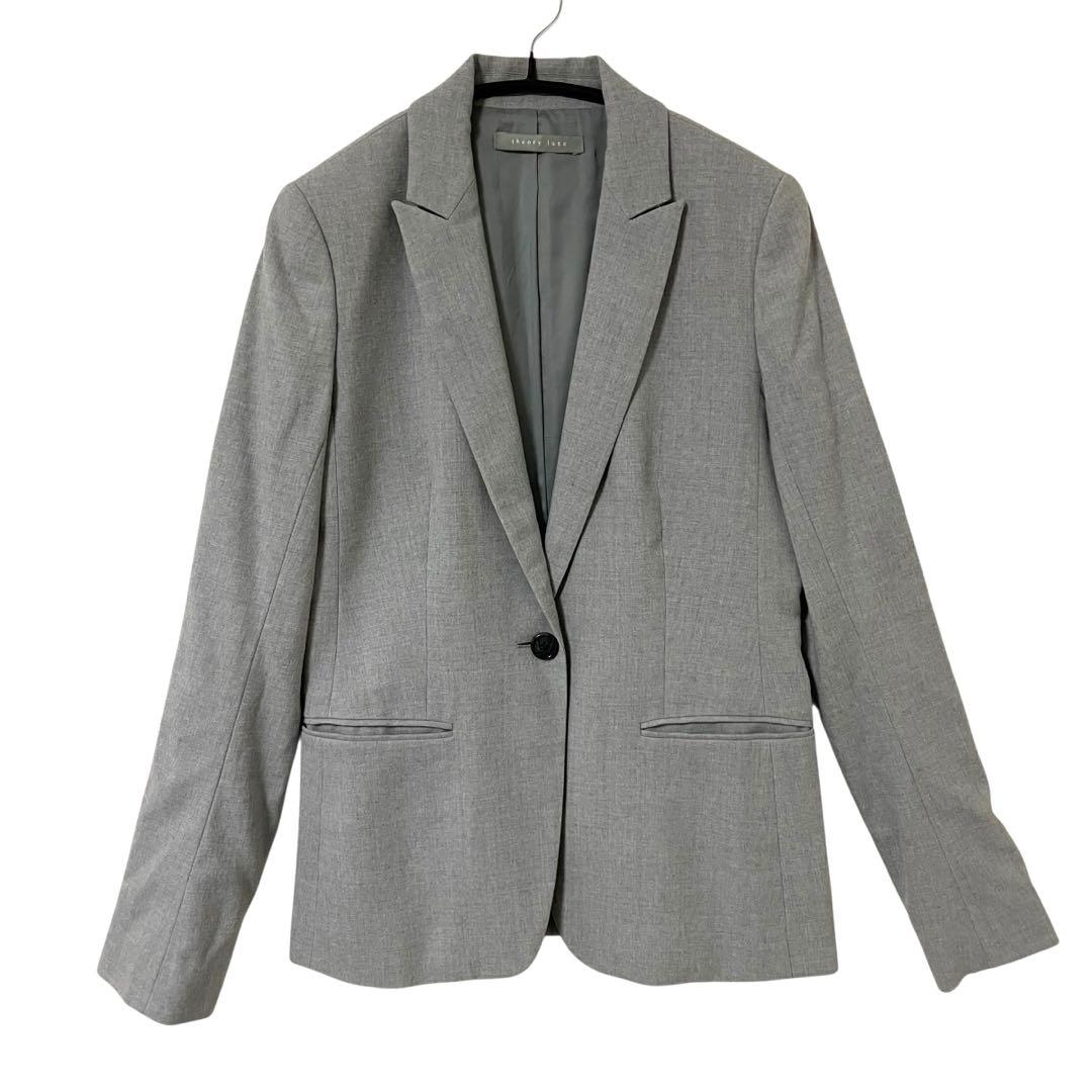 な*ー様 美品 セオリーリュクス SAXONY パンツスーツセットアップ ストレ