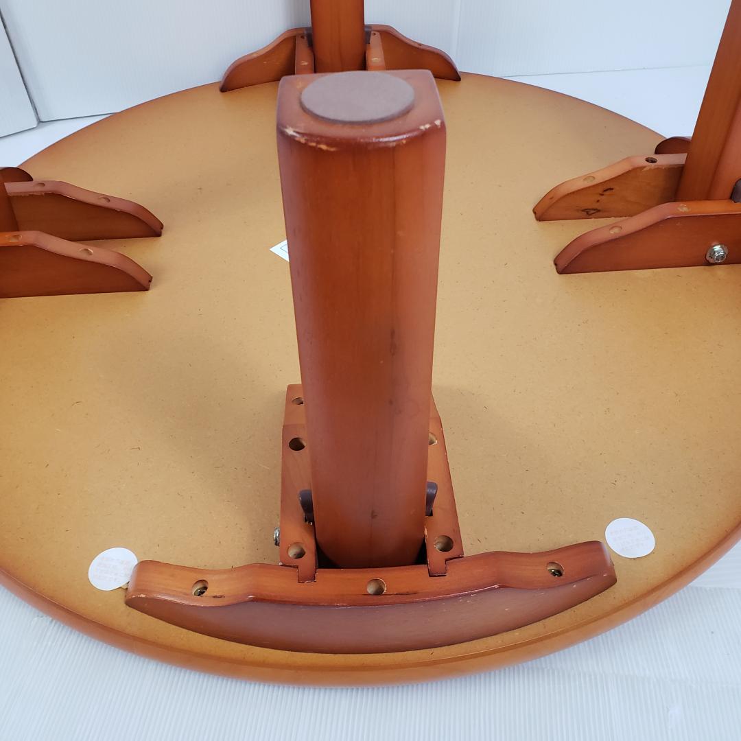 丸テーブル　座卓　ちゃぶ台　レトロ　アンティーク　直径80 高さ34