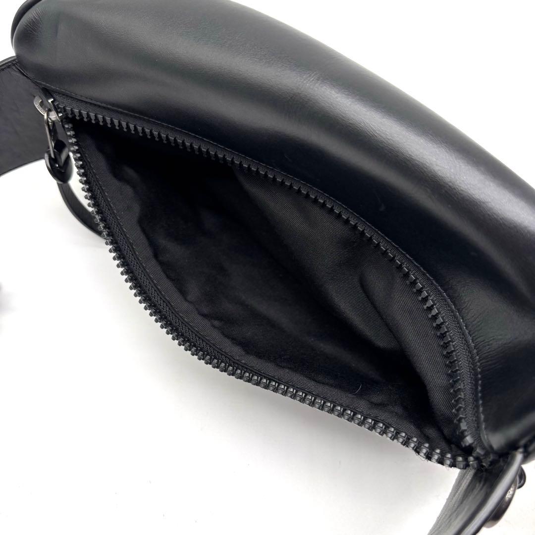 ✨良品✨ COACH　コーチ　ボディバッグ　シグネチャー　レザー　ウエストバッグ