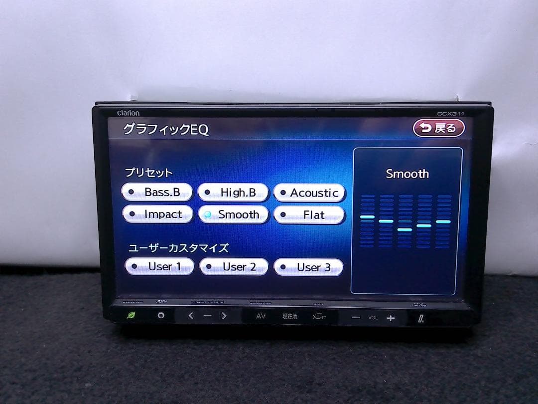 スズキ純正　ポン付　クラリオン　GCX311　ワンセグ　DVD再生　CD録音