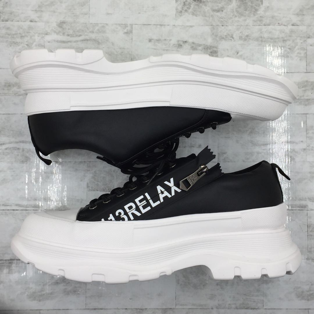 【極美品】1PIU1UGUALE3 RELAX 厚底スニーカー ブラック27cm