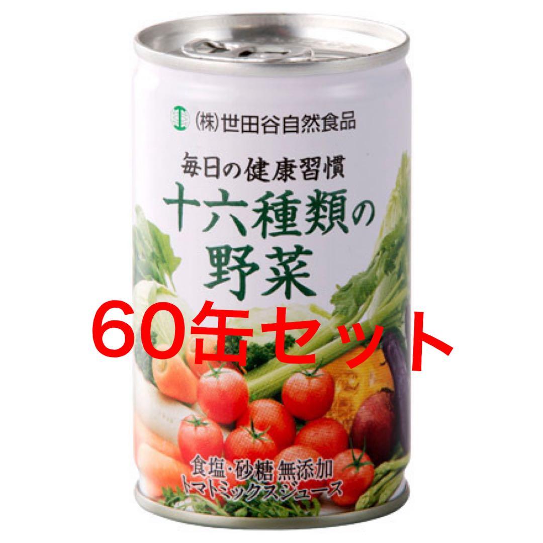 【世田谷自然食品】　十六種類の野菜 60缶セット