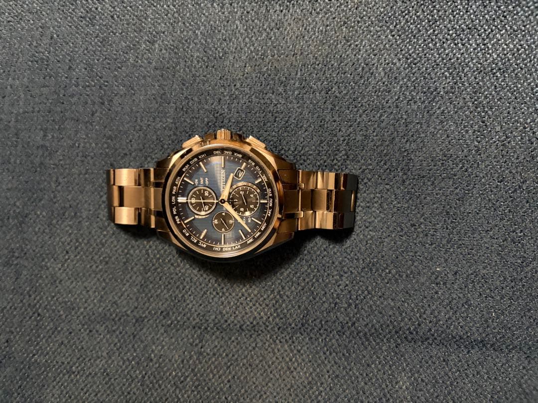 y*u様 シチズン ゴールド クロノグラフ 時計 ステンレスバンド