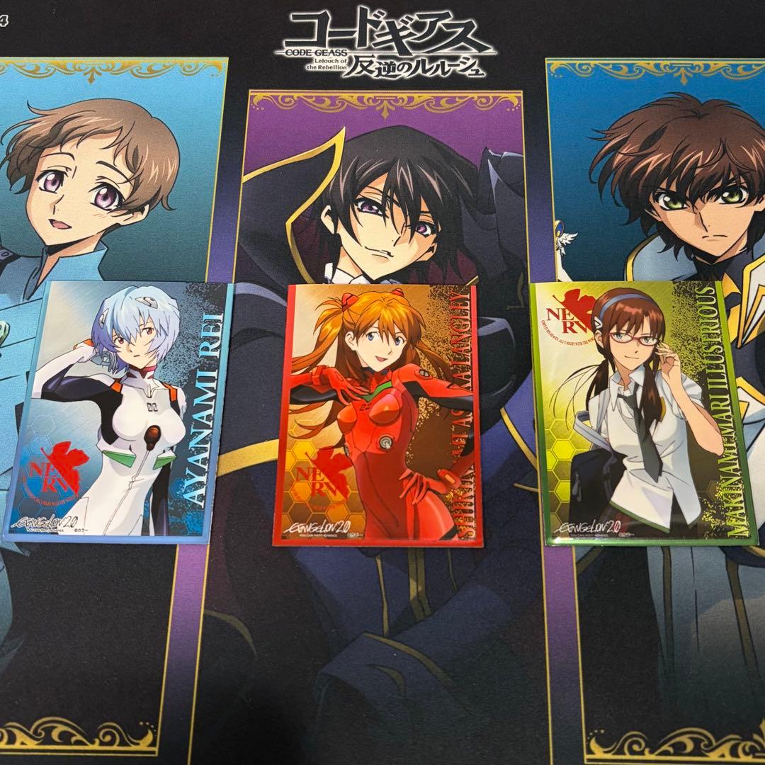 ユニオンアリーナ　エヴァ　紫 13号機デッキ　調整パーツAPカード付き