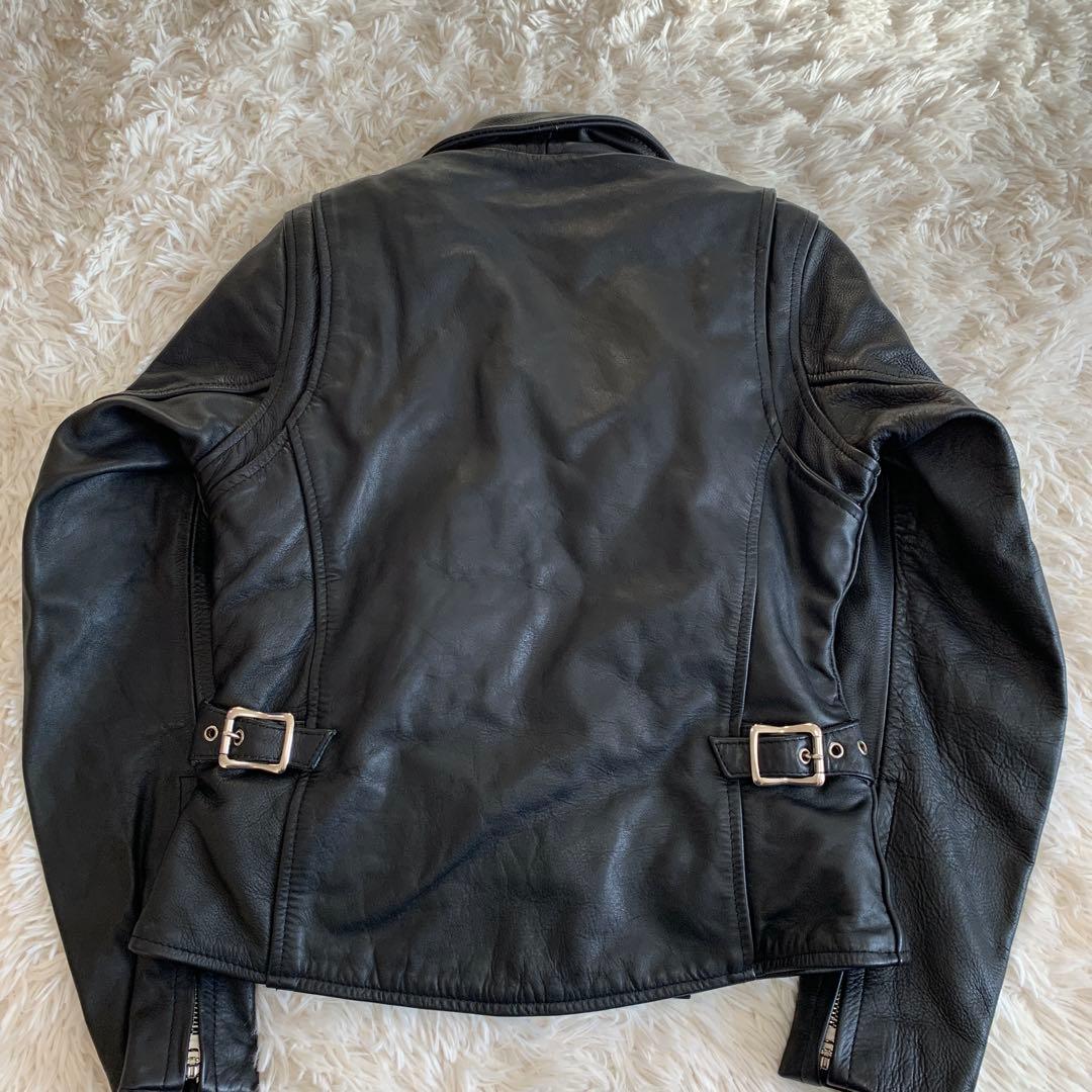 DAYTONA ダブル レザー ライダースジャケット サイズM インナー脱着