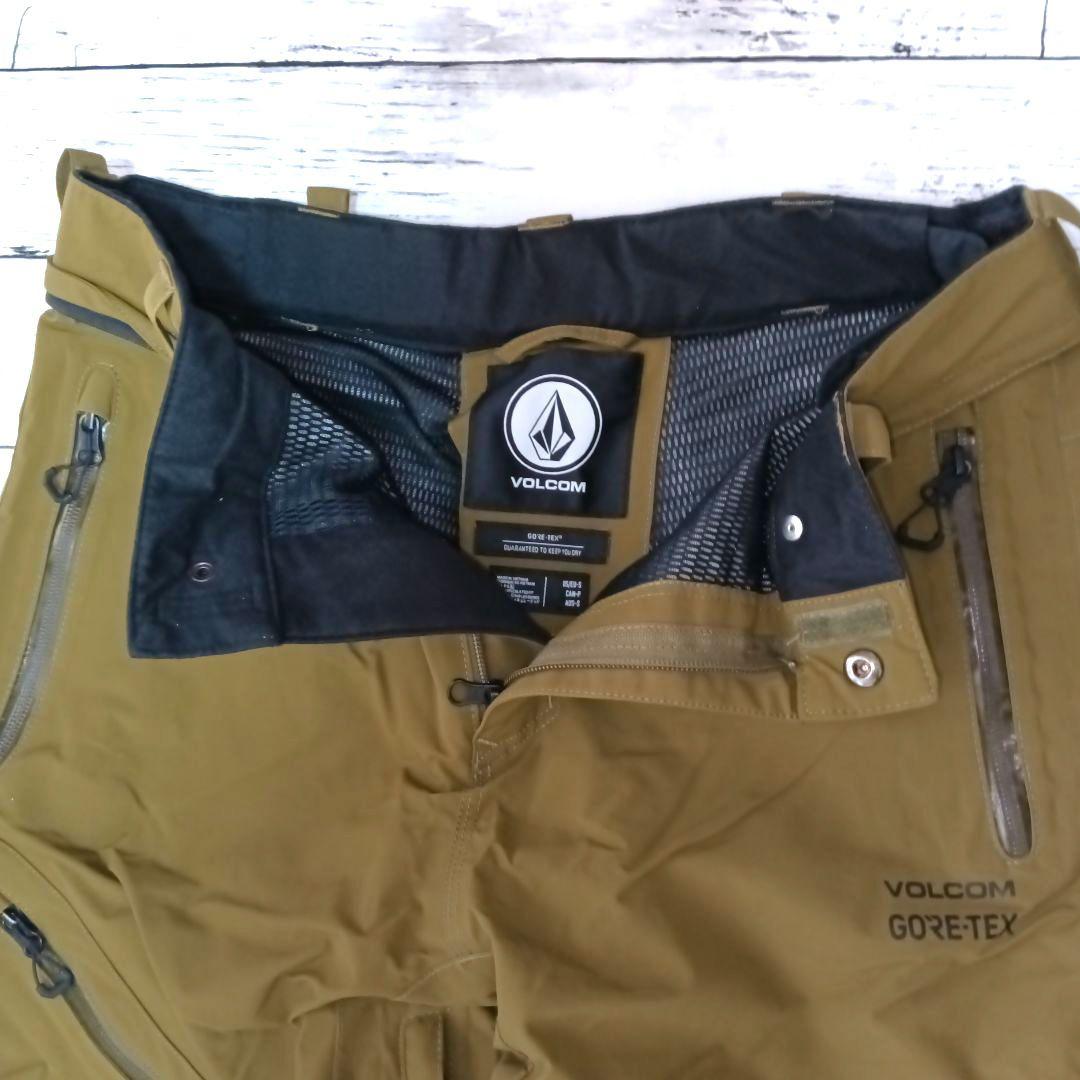 VOLCOM ボルコム GORE-TEX スノーボードパンツ ブラウン カーキ