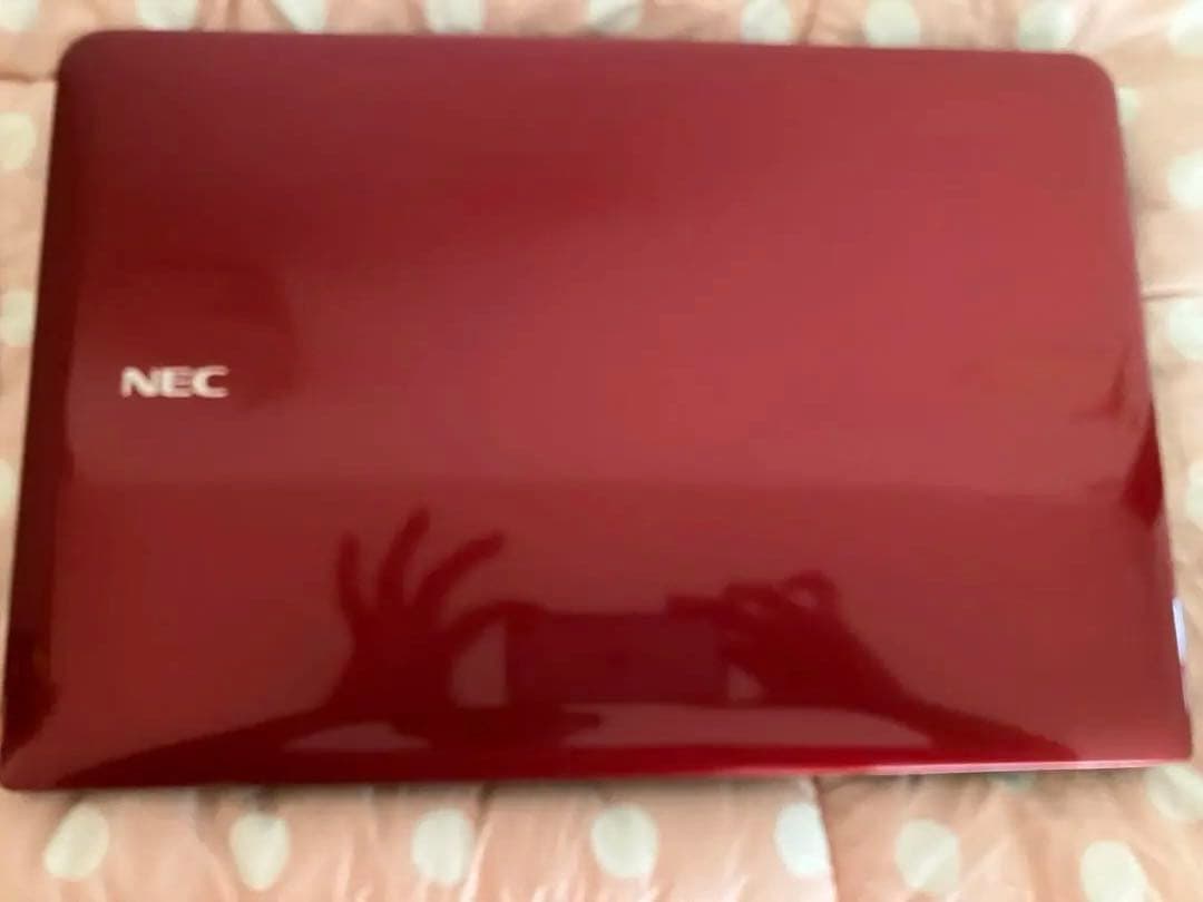 NEC ノートパソコン LaVie PC-LS550LS1YR 赤