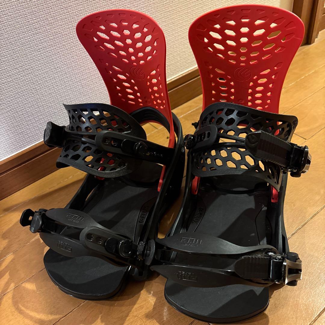 FLUX PR スノーボードビンディング レッド/ブラック.24-25モデル