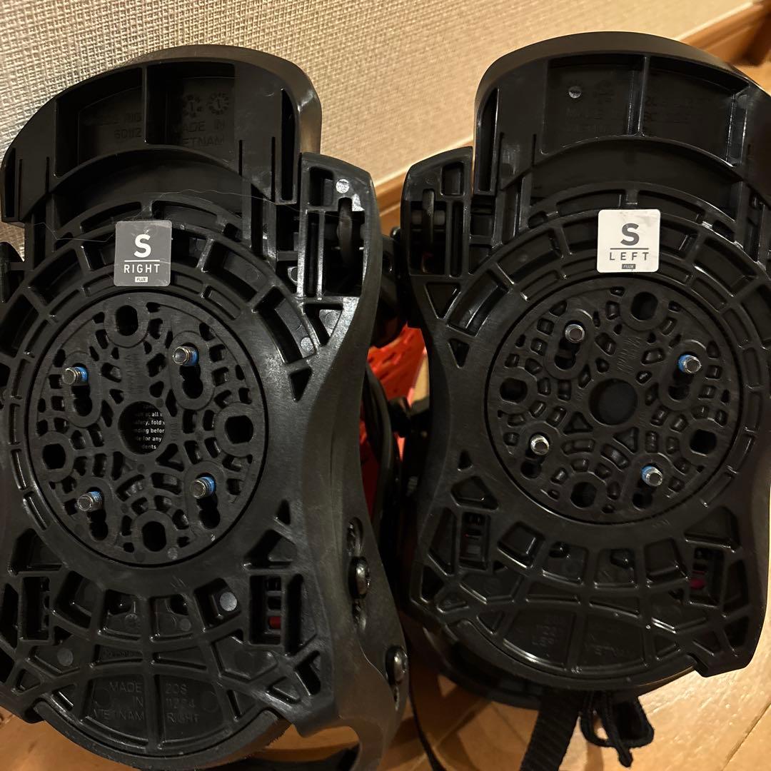 FLUX PR スノーボードビンディング レッド/ブラック.24-25モデル