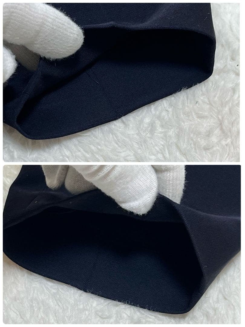 アンタイトル　セットアップ　ジャケット　パンツ　スカート　スーツ　ネイビー