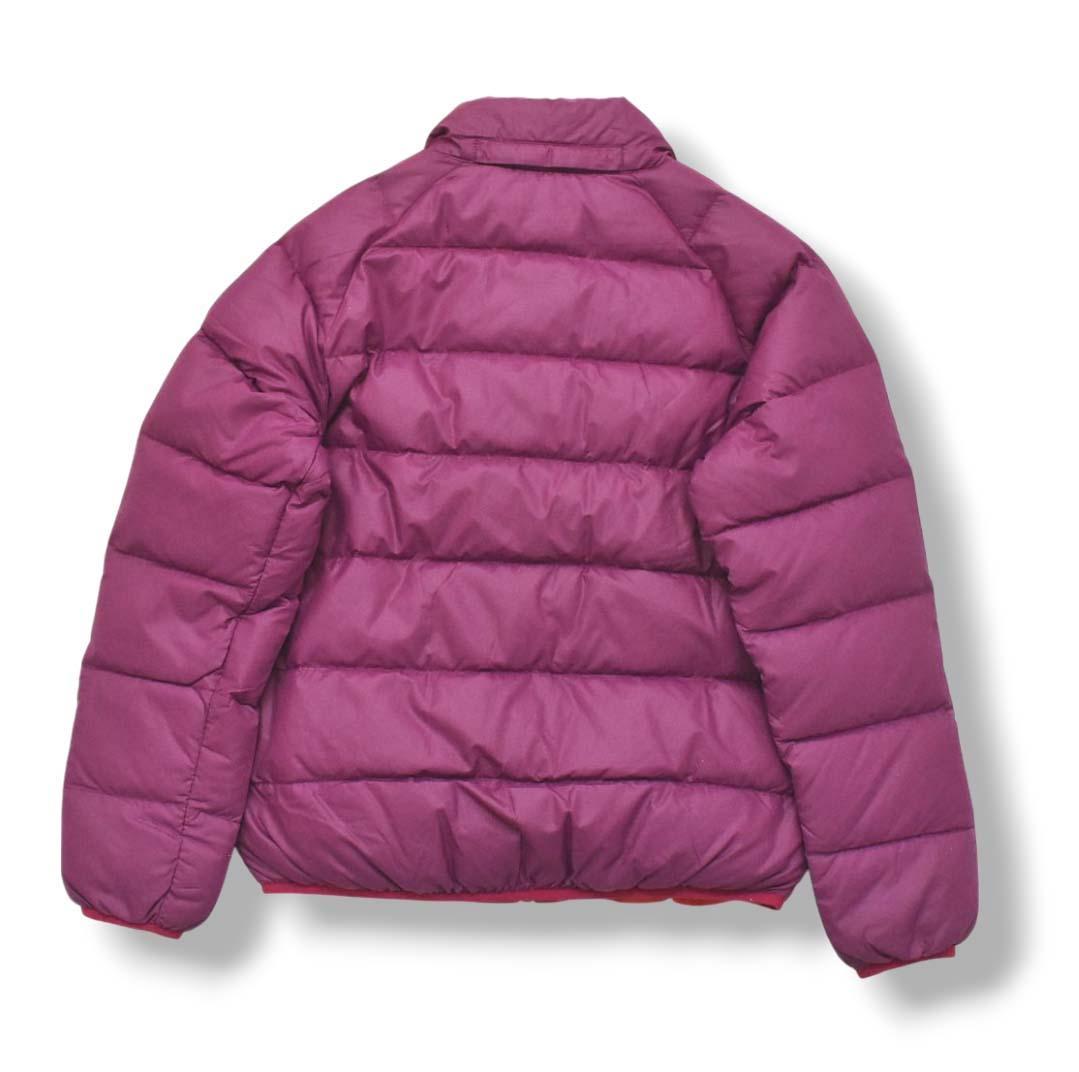 モンベル montbell ダウンジャケット 160 紫 キッズ レディース♪