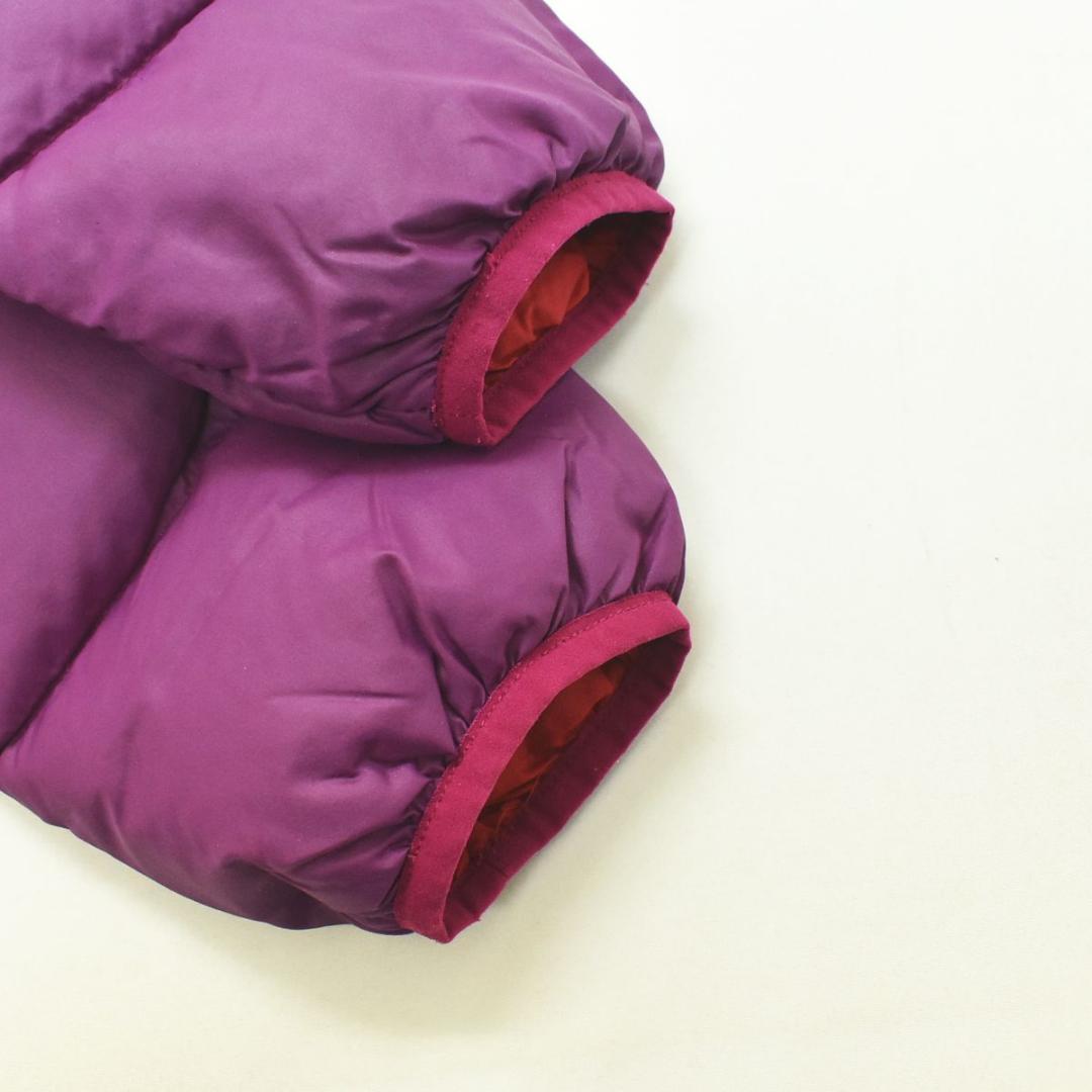 モンベル montbell ダウンジャケット 160 紫 キッズ レディース♪