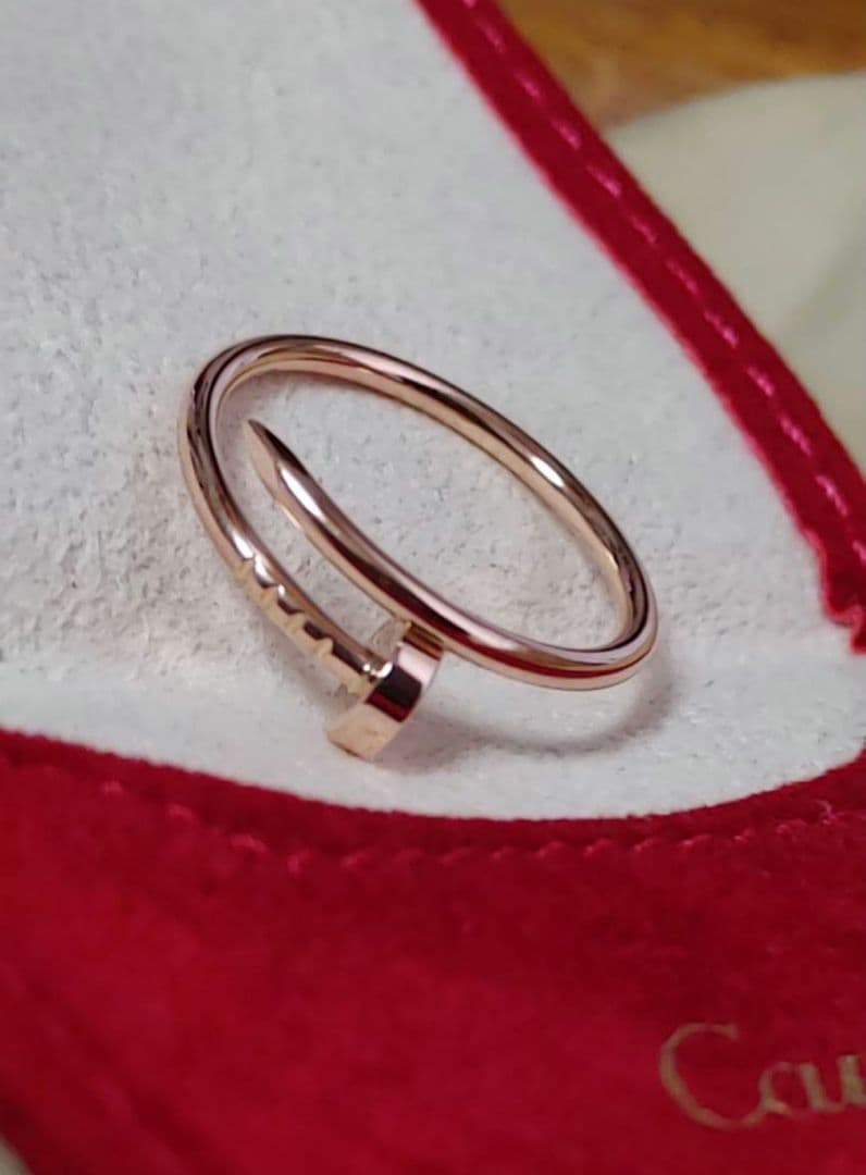 【希少サイズ】Cartier カルティエ　ジュストアンクル リング　PG　#58