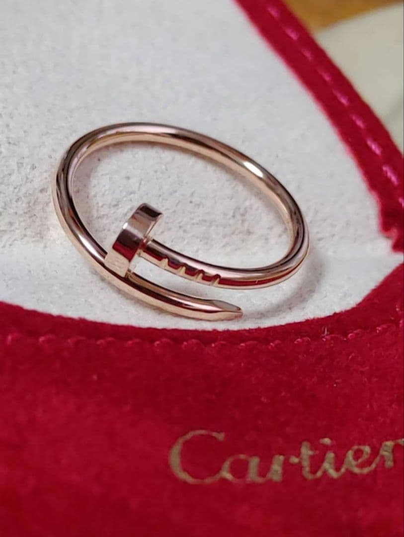 【希少サイズ】Cartier カルティエ　ジュストアンクル リング　PG　#58