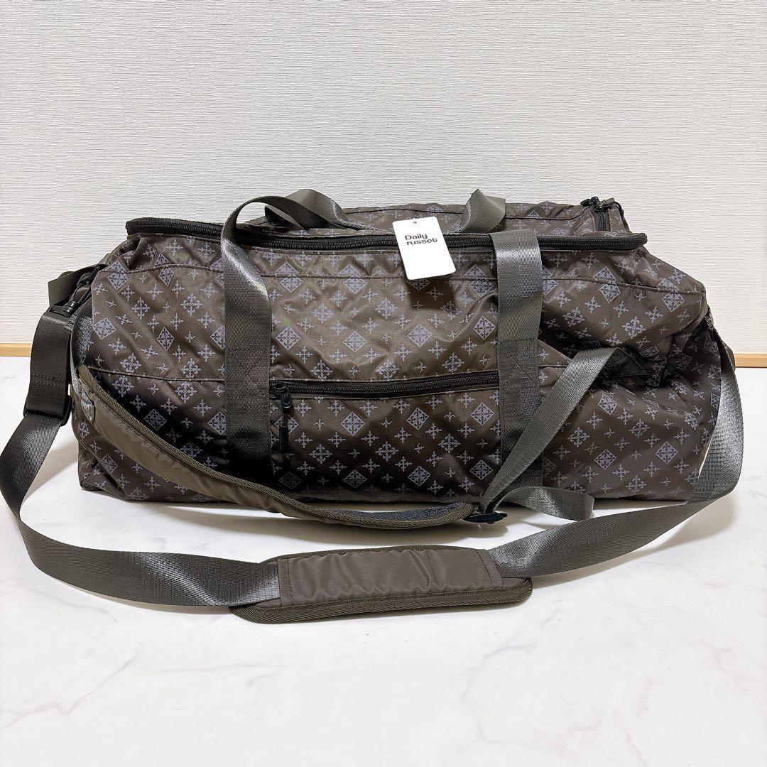 新品タグ付き♡ラシット 3wayボストンバッグ モノグラム柄 大容量 47L