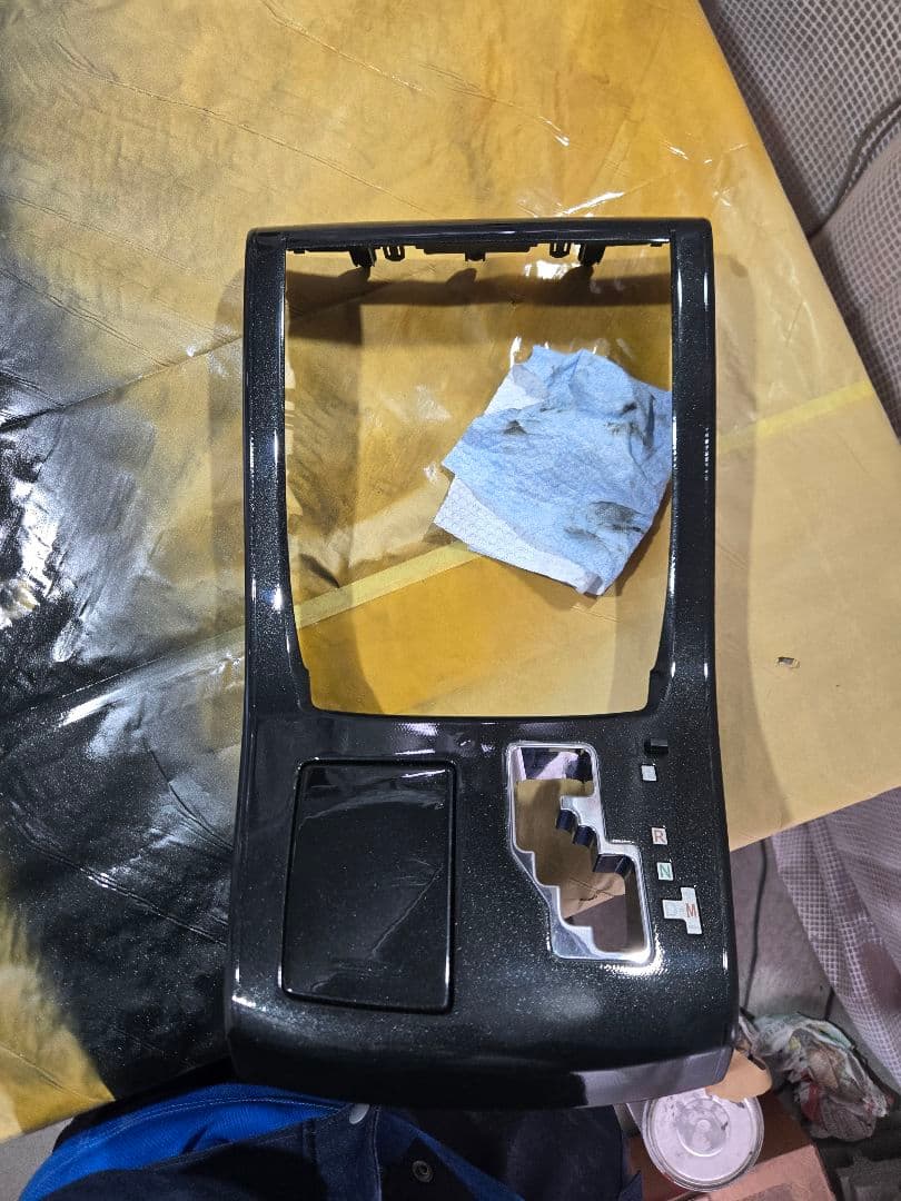 20ヴェルファイアアルファードセンターパネル塗装品ブラックメタリック塗装後未使用