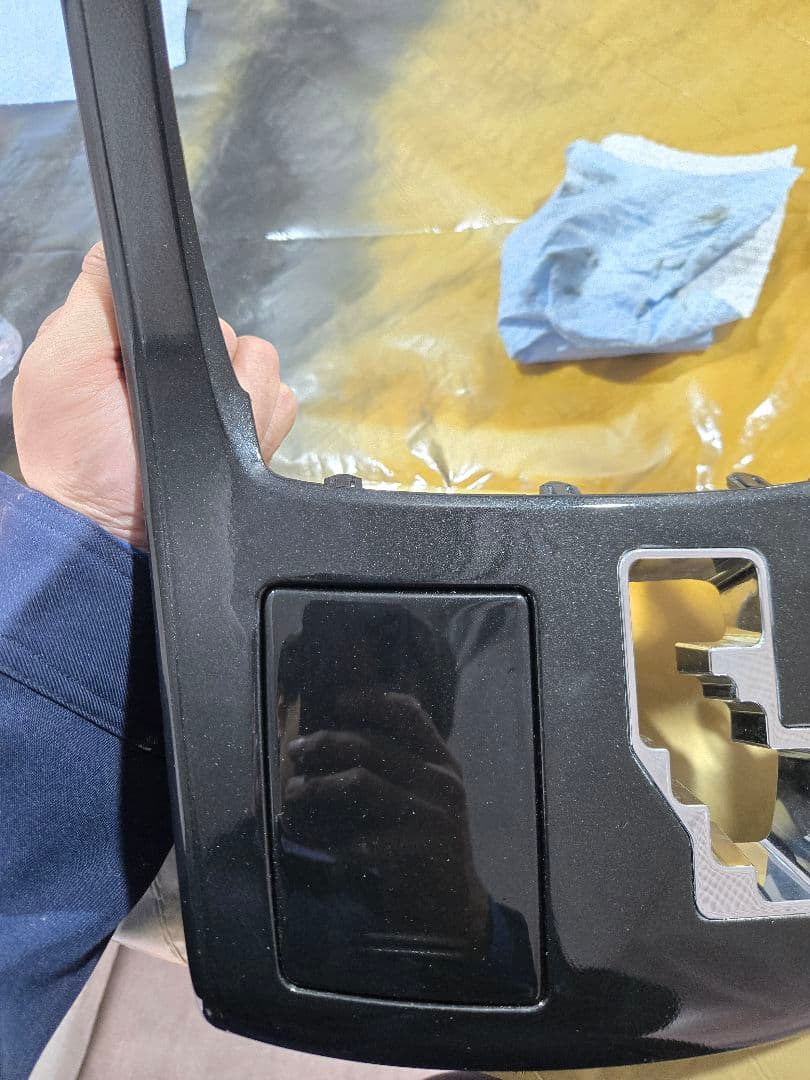 20ヴェルファイアアルファードセンターパネル塗装品ブラックメタリック塗装後未使用