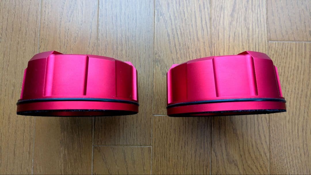 AXIS-PARTS アッパーマウントトップカバー RED 2点セット